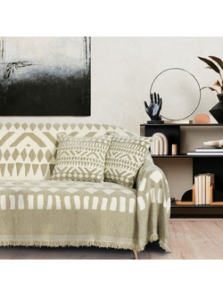 Das Home Ριχτάρι Τριθέσιου Καναπέ 180x300 0276 Cream Taupe