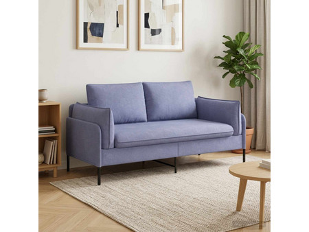 vidaXL Διθέσιος Καναπές Λιλά 188x81x89cm 42048611