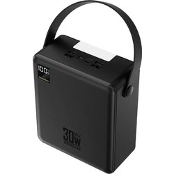 Wozinsky W8-B Power Bank 100000mAh 30W με 2 Θύρες USB-A & 2 Θύρες USB-C Black