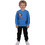 Joyce Παιδικό Σετ Φόρμας Royal Blue Μαύρο 2662140