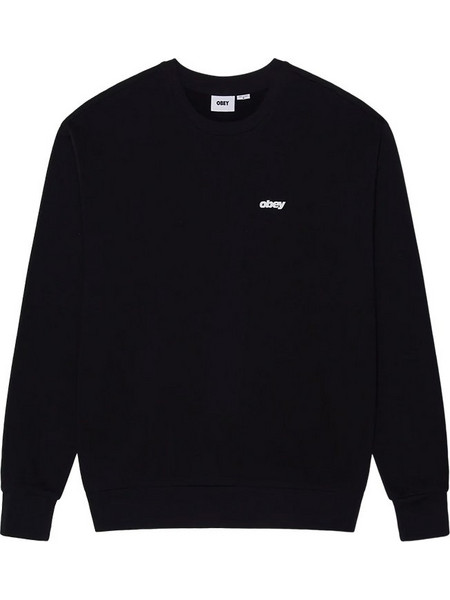 Obey Ανδρικό Φούτερ Μαύρο 111600107-BLK