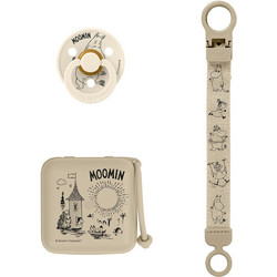 BIBS Σετ Δώρου για Νεογέννητα Sooth & Go Momins Polka Dot Vanilla 3τμχ
