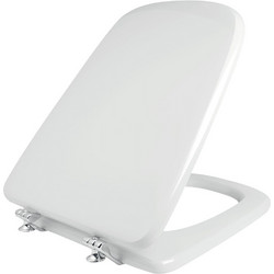 Elvit 0204 Καπάκι Λεκάνης D-Shape Πλαστικό Λευκό 39.5x35.5cm