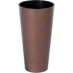 Iliadis Tubus Slim Corten Steel Κασπώ Δαπέδου Πλαστικό Μπρονζέ 30x57cm 265872