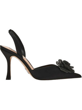 Steve Madden Γόβες Slingback με Λεπτό Ψηλό Τακούνι & Στρας Μαύρες 11005888