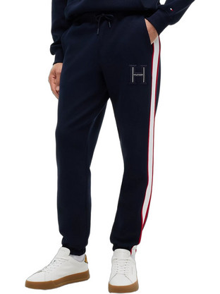 Tommy Hilfiger Ανδρικό Παντελόνι Φόρμας με Λάστιχο Navy Μπλε MW0MW44995-DW5