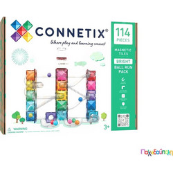 Connetix Magnetic Tiles Bright Ball Run Pack