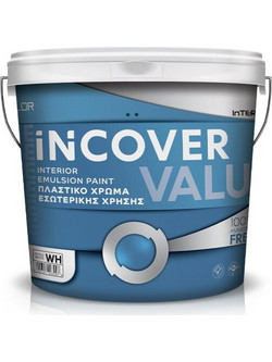 Pellachrom Incover Value Οικολογικό Πλαστικό Χρώμα Εσωτερικού Χώρου Λευκό 3lt