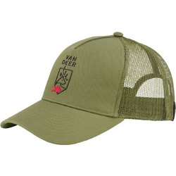 Deer Ανδρικό Καπέλο Jockey με Δίχτυ Snapback Υφασμάτινο Πράσινο V25BE071