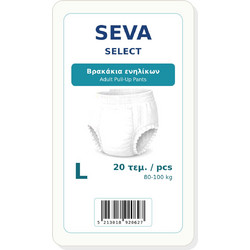 Seva Select Large Πάνες Βρακάκι Ακράτειας 20τμχ