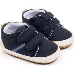 Childrenland Βρεφικά Sneakers Αγκαλιάς Navy Μπλε D5189