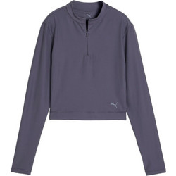 Puma Cloudspun Γυναικείο Αθλητικό Crop Top Ανθρακί 529157-35