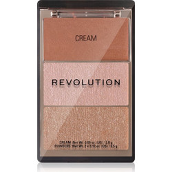 Revolution Highlight Icon Molten Bronze Highlighter Palette