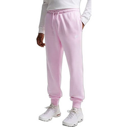 Nike Club Ανδρικό Παντελόνι Φόρμας με Λάστιχο Ροζ FN3787