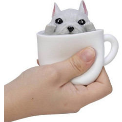 Schylling Pup in a Cup Frenchiatto Squishy