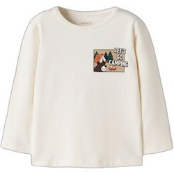 Name It Παιδικό T-Shirt Μακρυμάνικο Μπεζ 13260120