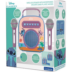 Lexibook Disney Stitch Wireless Speaker with Microphones BTC050D