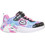 Skechers Heart Sparkles Παιδικά Sneakers με Φωτάκια Μαύρα Γαλάζια Ροζ 303063LC-BKMT
