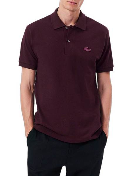 Lacoste Ανδρική Μπλούζα Polo Κοντομάνικη Μπορντό 3PH9920-3KE