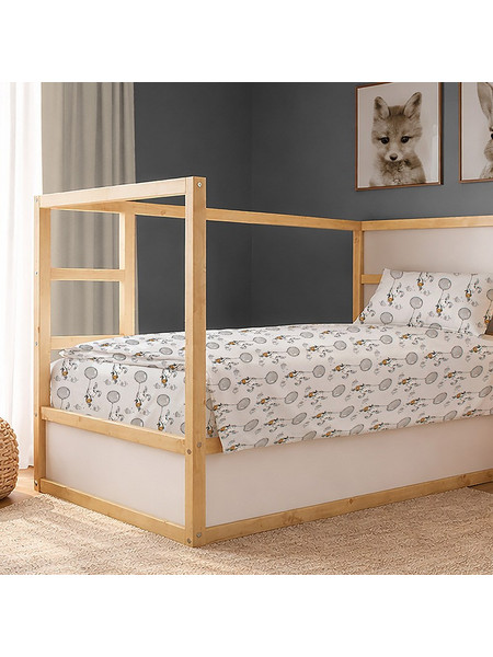 Dimcol Παιδικό Πάπλωμα Μονό Βαμβακερό 160x240 Floating Bunny 715