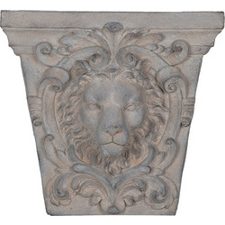 Artekko Lion Κασπώ Επιτοίχιo Εξωτερικού Χώρου Τσιμεντένιο Γκρι 59x18x56cm D77554