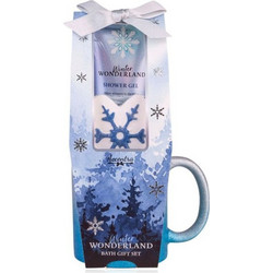 Accentra Winter Wonderland Bath Fizzer 50gr + Shower Gel 90ml + Cup