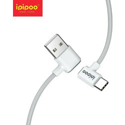 Ipipoo KP-31 Angle 90° USB-A to USB-C 1m White