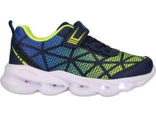 Zig-Zag Παιδικά Sneakers με Φωτάκια Royal Blue Lime Z242078-2048