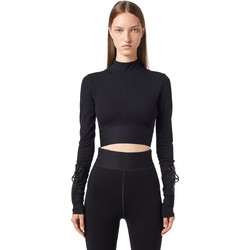 Diesel Γυναικείο Χειμερινό Crop Top Μαύρο A04721/0PAZM-9XX
