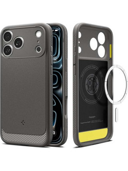 Spigen Rugged Armor Magsafe Back Cover Grey (iPhone 18 Pro Max / 17 Pro Max)