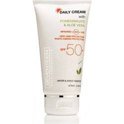 Seventeen Daily Αντηλιακή Κρέμα Προσώπου SPF50+ 75ml