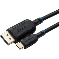 Microconnect Καλώδιο DisplayPort 1.2 to USB-C Male 1m Black MC-USBCDP1