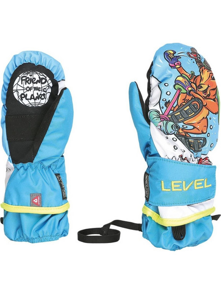 Level Animal Παιδικά Γάντια Σκι & Snowboard Γαλάζια
