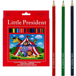 Little President Ξυλομπογιές Σετ 24τμχ 1026371