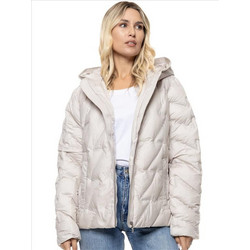 Splendid Γυναικείο Μπουφάν Χειμωνιάτικο Puffer Μακρύ Εκρού 56-101-075