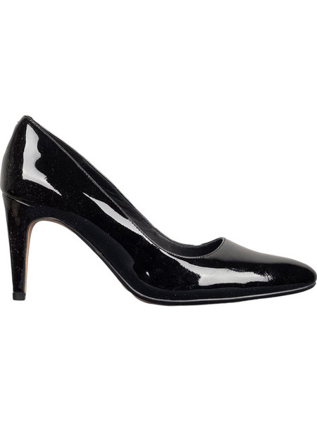Clarks Laina Rae2 Γόβες Λουστρίνι με Τακούνι Στιλέτο Μαύρες 26154694