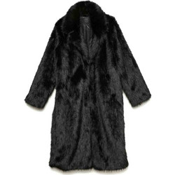 Vero Moda Γυναικεία Γούνα Μακριά Μαύρη 10356886