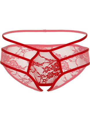 Daring Intimates Γυναικείο Sexy Slip Αυτοκινήτου με Δαντέλα Κόκκινο 8713221823410