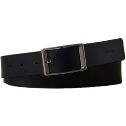 Calvin Klein Casual Round Buckle Tumbled Ανδρική Ζώνη Μαύρη LV04D7123G-V8L
