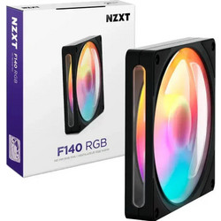NZXT F140 Case Fan 140mm ARGB με Σύνδεση 3-Pin 4-Pin PWM Black