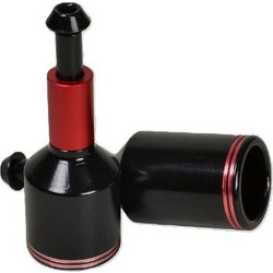 Ethic DTC Alu Pegs Red