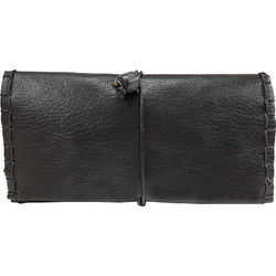 DOMLEATHERS DOMLEATHERS ΔΕΡΜΑΤΙΝΗ ΚΑΠΝΟΘΗΚΗ KS114 ΜΑΥΡΟ