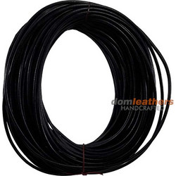DOMLEATHERS DOMLEATHERS ΣΤΡΟΓΓΥΛΟ ΔΕΡΜΑΤΙΝΟ ΚΟΡΔΟΝΙ (ΤΙΜΗ ΑΝΑ ΜΕΤΡΟ) Νο 5 MAYΡΟ