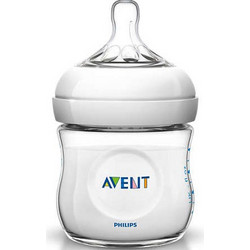 Philips Avent Natural SCF690/17 Πλαστικό Μπιμπερό με Θηλή Σιλικόνης κατά των Κολικών 0m+ 125ml