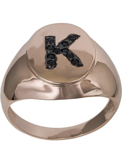 Ροζ gold σεβαλιέ Κ14 με μονόγραμμα Κ 030899 030899 Χρυσός 14 Καράτια