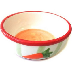 HAPPYPET ΚΕΡΑΜΙΚΟ ΜΠΩΛ ΤΡΩΚΤΙΚΩΝ CARROT STRIPE 13187
