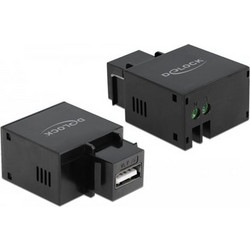 Delock Keystone Module USB Type-A Charging Port 2.1 A black (86506)