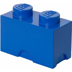 Lego Storage 2-Stud Brick Blue για 3+ Ετών