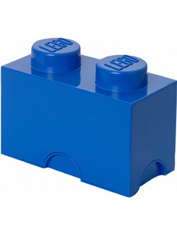 Lego Storage 2-Stud Brick Blue για 3+ Ετών