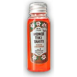 Monoi Tiki Tahiti Tiare Λάδι Μαυρίσματος Σώματος SPF3 30ml